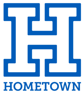 Home Town Logo Rgb 10262023 Primary HT Blue 272 X 300