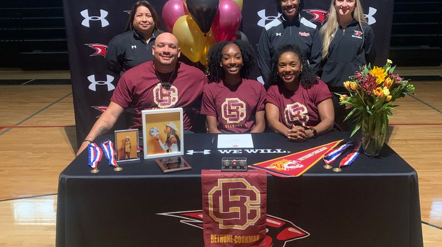 It's official!! Volleyball standout Leila Hargrove has signed and will be attending Bethune-Cookman University!