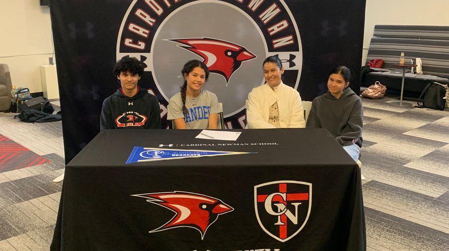 It's Official!! Nazareth Godinez signs with Lander University for Cross Country and Track & Field!