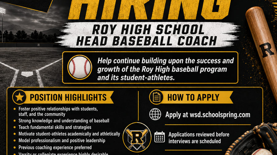Now Hiring - Head Baseball Coach