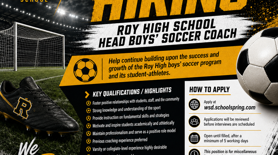 Now Hiring - Head Boys Soccer Coach