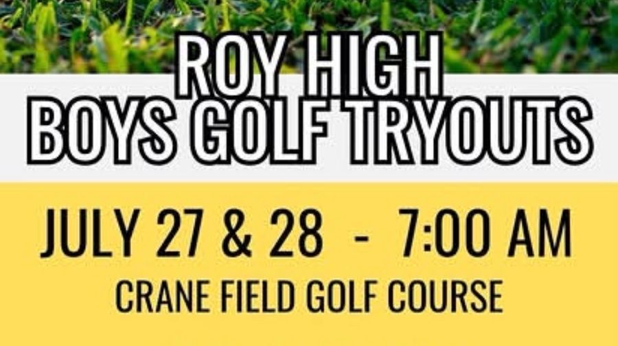 Boys Golf Tryouts - July 27 & 28