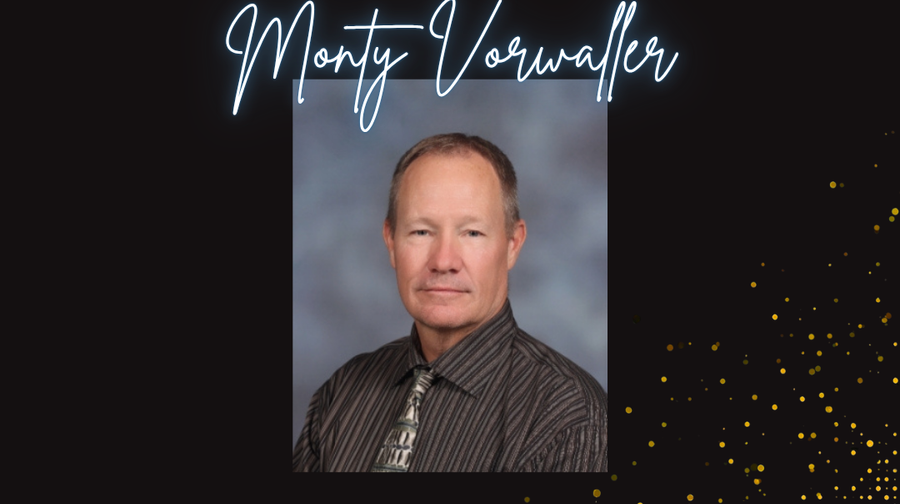 Congratulations Monty Vorwaller!