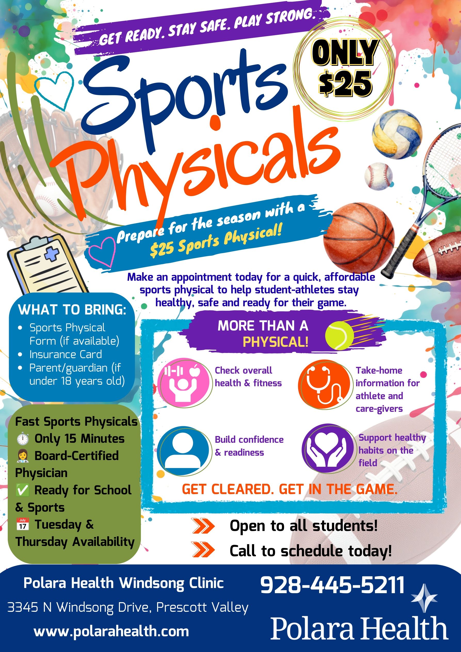 2026 27 Sports Physicals Flyer 1784224758161